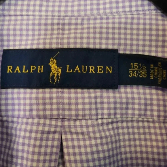 POLO RALPH LAUREN 2 men's long sleeve button-down casual preppy academia shirts - Picture 10 of 14